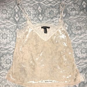 Velvet tank top